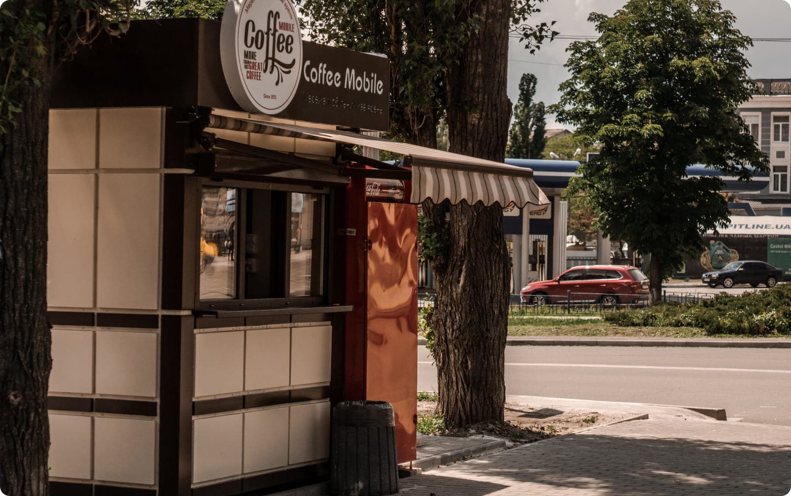 Фото кав'ярні у форматі МАФ Coffee Mobile